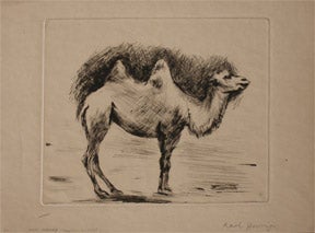 Item #03-0740 A double humped Camel. Karl Hennig