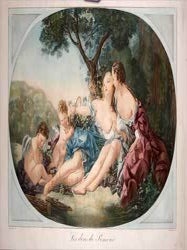 Item #03-0799 Les dons de Pomone. François Boucher, after