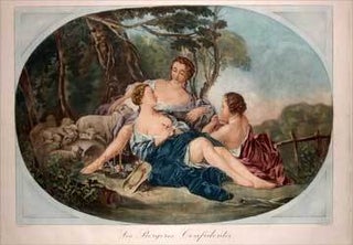 Item #03-0800 Les Bergèes confidentes. François Boucher, after