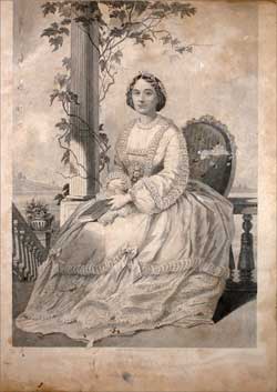 Item #03-0812 Mrs. McClellan. Wife of General McClellan. Kimmel, Foster.