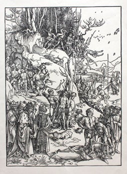 Item #03-0824 The Martyrdom of the Ten Thousand Christians. Albrecht Dürer