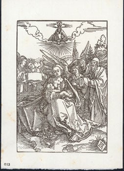Item #03-0832 Madonna with Joseph and five Angels. Albrecht Dürer
