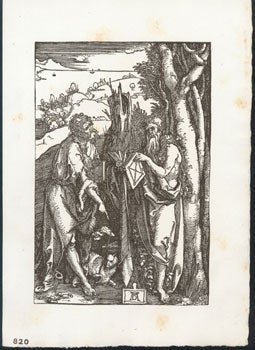 Item #03-0838 St. John the Baptist and St. Onuphrius. Albrecht Dürer