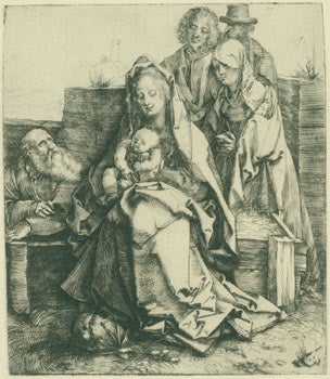Item #03-0844 The Holy Family. Albrecht Dürer