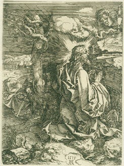 Item #03-0852 Agony in the Garden. Christus am Ölberg. Albrecht Dürer