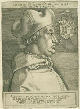 Item #03-0855 Albrecht von Brandenburg. The Great Cardinal. Albrecht Dürer