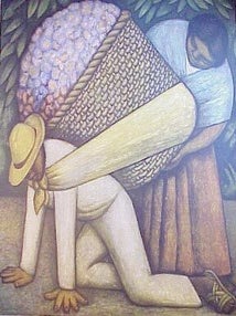 Item #03-0883 The Flower Vendor. Diego Rivera