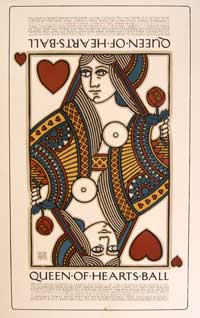 Item #04-1008 Queen of Hearts II. David Lance Goines.