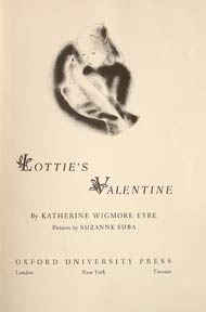 Item #04-1368 Lottie's Valentine. Katherine Eyre