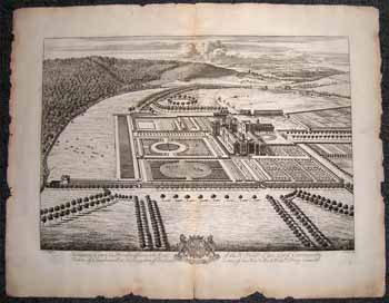 Item #04-1429 Hampton Court in Herefordshire. Jan Kip, Leonard Knyff.