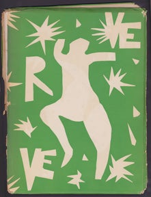 Item #04-1594 Verve. Vol. IV, No. 13. De la couleur. [Cover with defects.]. Henri Matisse.