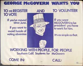 Item #04-1606 George McGovern Wants You. Toni.