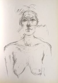 Item #04-1638 Buste II. From Derrière le Miroir. DLM #119. Alberto Giacometti
