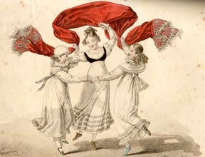 Item #04-1761 Le Bon Genre, no. 109. "La Danse du Schall" Georges-Jaques Gatine