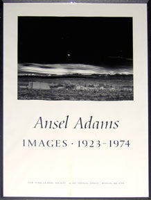 Item #04-1977 Images: 1923-1974. (Moonrise, Hernandez), New Mexico. Ansel Adams