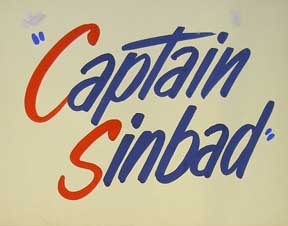Item #05-0024 Captain Sinbad. Cinema Signmaker