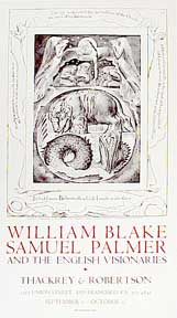 Item #05-0140 William Blake, Samuel Palmer, and the English Visionaries. David Lance Goines