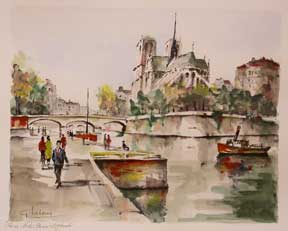Item #05-0215 Paris, Notre Dame l'Abside. G. Lelong