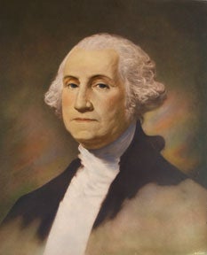 Item #05-0394 Portrait of George Washington. Gilbert Stuart