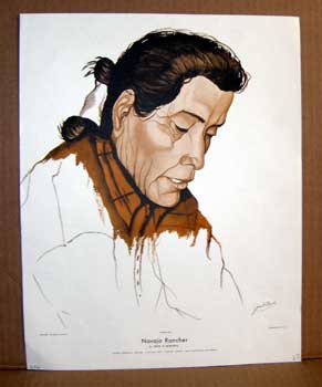 Item #05-0564 Navajo Rancher. John H. Minchin