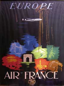 Item #05-1082 Europe. Air France. Edmond Maurus.