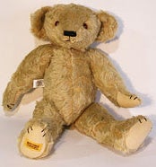 Item #05-1711 Merrythought tan mohair teddy bear. Merrythought Ltd