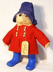 Item #05-1715 'Paddinton Bear' teddy bear. Gabrielle Designs