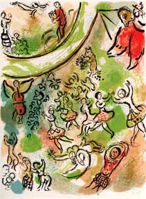Item #05-1962 Le plafond de l'opéra de Paris. Jacques Lassaigne, Marc Chagall