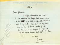 Item #05-1965 ALS to Edward Carpenter regarding House of Kings. Sir WIlliam McKie