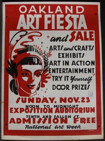 Means, Elliot Anderson - Oakland Art Fiesta and Sale. . National Art Week