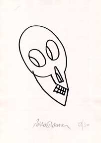 Item #05-2378 Skull. Pablo Echaurren