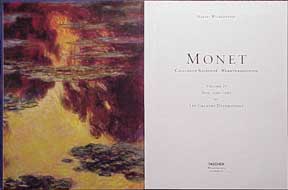 Item #063-4 Monet. Complete Paintings, 1900-1926. Vol. 3 of the Catalogue Raisonné. Daniel...