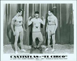 Item #07-0008 El Circo. [Movie poster / Cartel de la película]. Cantinflas, Mario Moreno