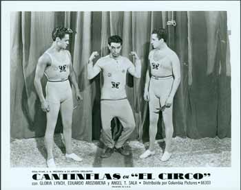 Item #07-0008 El Circo. [Movie poster / Cartel de la película]. Cantinflas, Mario Moreno.