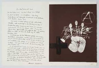 Item #07-0136 Die Hand erinnert sich. Antoni Tàpies, Alexander Mitscherlich
