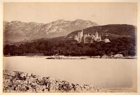 Item #07-0202 Duncraig Castle, Loch Carron. G. W. Wilson