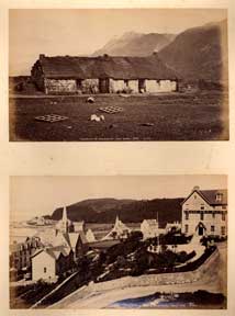 Item #07-0212 The Smithy at Kinlochewe, Ross-Shire [with] View from the Grand Hotel, Oban. G. W....