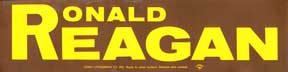 Ronald Reagan Campaigners - Ronald Reagan Bumper Sticker