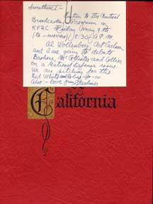 Item #07-0459 Mother's Day Observance, California State Legislature, Fifty-Fourth Session, May 9,...