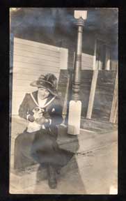 Item #07-0511 Woman with dog [with] Grace & Oakley. Anonymous