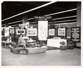 Shimmon, George - Photograph of San Mateo County Development Association Exhibit