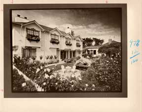 Item #07-0540 Mill Rose Inn, Half Moon Bay, California. California photographer.