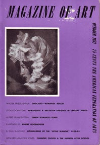 Item #07-0719 Magazine of Art, Vol. 45, no. 6, Oct. 1952. Robert Goldwater, ed