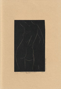 Item #07-0845 Female Nude, Standing, from Behind. From Twenty-Five (25) Nudes. Eric Gill
