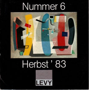 Item #07-0964 Nummer 6. Herbst '83. Thomas Levy, Gallery