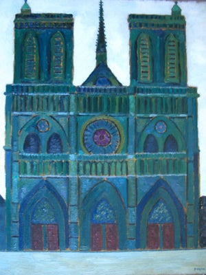 Item #07-1227 Notre Dame, Paris. John J. Payne