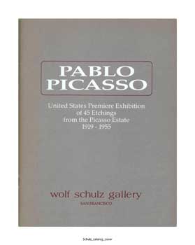 Item #08-0003 Pablo Picasso. United States Premiere Exhibition of 45 Etchings from the Picasso...