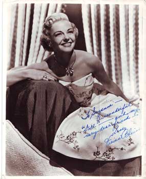 Item #08-0006 Portrait of Vivian Blaine, star of Guys and Dolls. Bernard Slydel, Suzanne Thierry,...