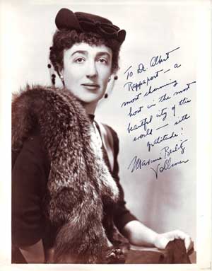 Item #08-0137 Autographed Photo portrait of Maxine 'Becky' Vollmer. Harold R. Peat