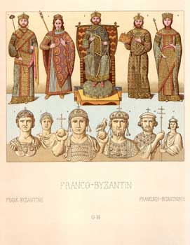 Racinet, M. Auguste - Leaves from le Costume Historique. Byzantin. (Byzantine)